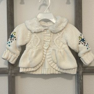 Koala Baby Sweater with embroidered sleeves